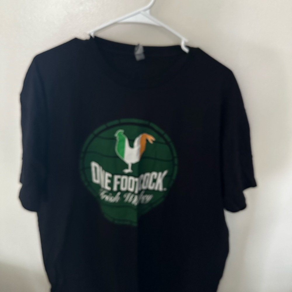 New mens One foot teeshirt